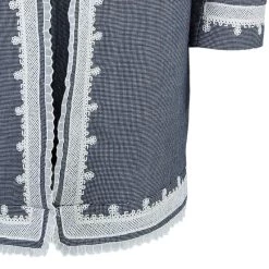 Oscar De La Renta Gray Embroidered Trimming Coat M For Women 14 Oscar De La Renta Gray Embroidered Trimming Coat M For Women -Oscar de la Renta Sales Shop luxury women oscar de la rentaslug used clothes p40835 005