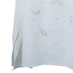 Oscar De La Renta Ivory Beaded Kaftan L For Women -Oscar de la Renta Sales Shop luxury women oscar de la rentaslug used clothes p40838 005