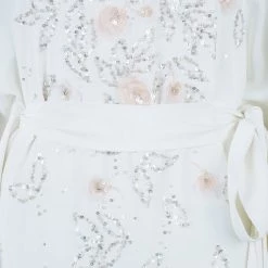 Oscar De La Renta Ivory Beaded Kaftan L For Women -Oscar de la Renta Sales Shop luxury women oscar de la rentaslug used clothes p40838 007