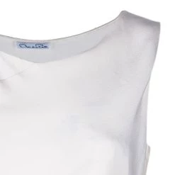 Oscar De La Renta Off-white Sleeveless Top M For Women -Oscar de la Renta Sales Shop luxury women oscar de la rentaslug used clothes p42981 004