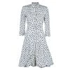 Oscar De La Renta Polka-dot Dress Coat M For Women -Oscar de la Renta Sales Shop luxury women oscar de la rentaslug used clothes p44393 001