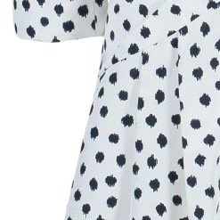 Oscar De La Renta Polka-dot Dress Coat M For Women -Oscar de la Renta Sales Shop luxury women oscar de la rentaslug used clothes p44393 006
