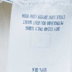 Oscar De La Renta White Crinkle Chiffon Top S For Women -Oscar de la Renta Sales Shop luxury women oscar de la rentaslug used clothes p44395 009