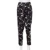 Oscar De La Renta Monochrome Floral Printed Silk Tapered Leg Pants M For Women -Oscar de la Renta Sales Shop luxury women oscar de la rentaslug used clothes p453102 004
