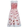 Oscar De La Renta White Organza Embellished Dress S For Women -Oscar de la Renta Sales Shop luxury women oscar de la rentaslug used clothes p45580 001