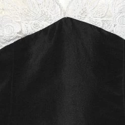 Oscar De La Renta Monochrome Lace & Synthetic Paneled Asymmetric Hem Gown S For Women -Oscar de la Renta Sales Shop luxury women oscar de la rentaslug used clothes p477293 005