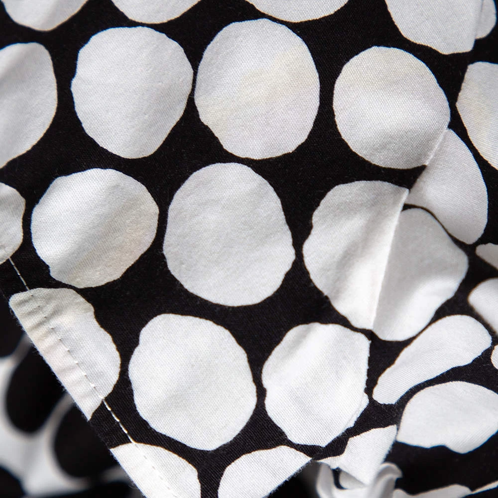 Oscar De La Renta Polka Dotted Cotton Poplin Dress M For Women 7 Oscar De La Renta Polka Dotted Cotton Poplin Dress M For Women - Image 5