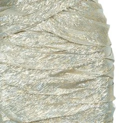 Oscar De La Renta Gold One Shoulder Dress M For Women -Oscar de la Renta Sales Shop luxury women oscar de la rentaslug used clothes p49225 0005