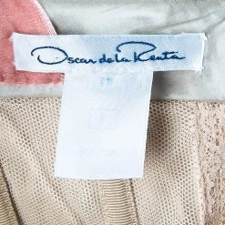 Oscar De La Renta Gold One Shoulder Dress M For Women -Oscar de la Renta Sales Shop luxury women oscar de la rentaslug used clothes p49225 0006