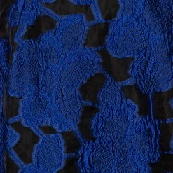 Oscar De La Renta Blue Floral Devore Lace Strapless Gown XL For Women -Oscar de la Renta Sales Shop luxury women oscar de la rentaslug used clothes p504027 004