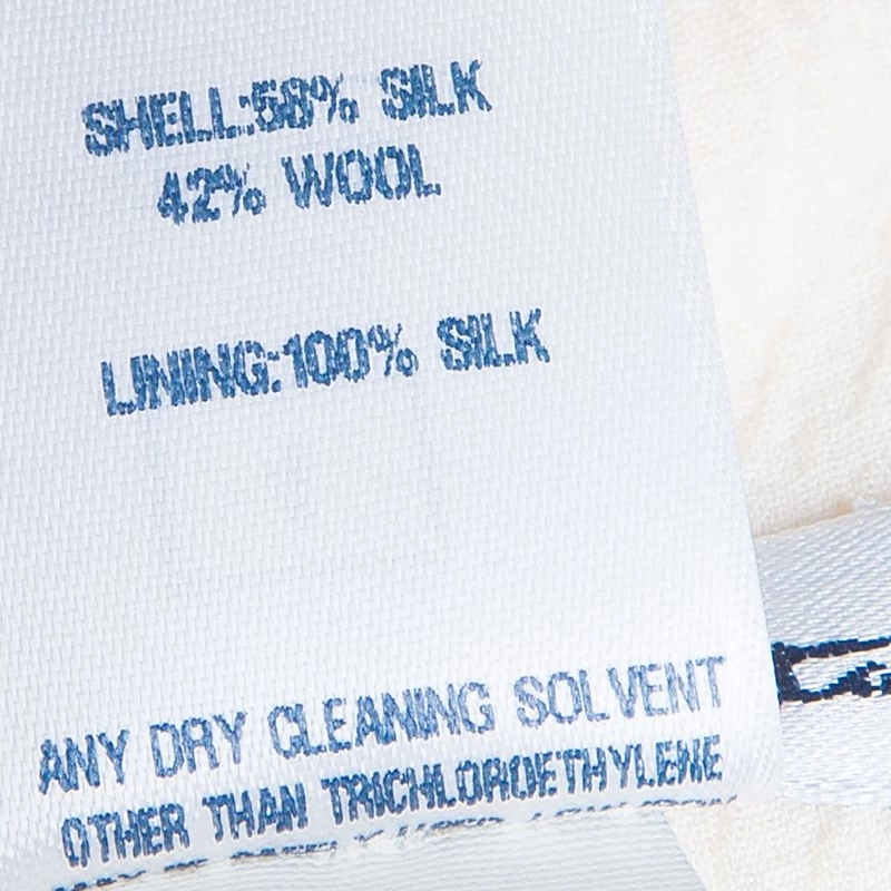 Oscar De La Renta Cream Wide Leg Trousers S For Women 11 Oscar De La Renta Cream Wide Leg Trousers S For Women - Image 9