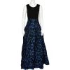 Oscar De La Renta Black Knit & Floral Jacquard Paneled Sleeveless Gown S For Women 2 Oscar De La Renta Black Knit & Floral Jacquard Paneled Sleeveless Gown S For Women -Oscar de la Renta Sales Shop luxury women oscar de la rentaslug used clothes p525816 002