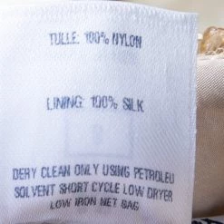 Oscar De La Renta Gold Embellished Tulle Strapless Gown M For Women -Oscar de la Renta Sales Shop luxury women oscar de la rentaslug used clothes p527631 006