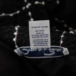 Oscar De La Renta Monochrome Embroidered Wool Button Front Jacket M For Women -Oscar de la Renta Sales Shop luxury women oscar de la rentaslug used clothes p534208 002