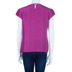 Oscar De La Renta Fuchsia Silk Layered Top M For Women 13 Oscar De La Renta Fuchsia Silk Layered Top M For Women -Oscar de la Renta Sales Shop luxury women oscar de la rentaslug used clothes p5495 003