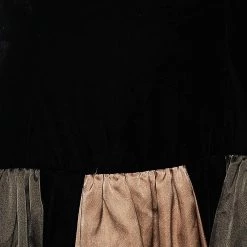 Oscar De La Renta Colorblock Silk & Velvet Long Sleeve Evening Gown L For Women -Oscar de la Renta Sales Shop luxury women oscar de la rentaslug used clothes p560329 003