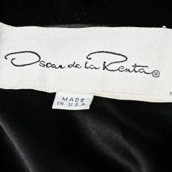 Oscar De La Renta Colorblock Silk & Velvet Long Sleeve Evening Gown L For Women -Oscar de la Renta Sales Shop luxury women oscar de la rentaslug used clothes p560329 004