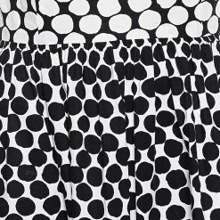 Oscar De La Renta Monochrome Polka Dot Print Cotton Dress S For Women -Oscar de la Renta Sales Shop luxury women oscar de la rentaslug used clothes p566378 005