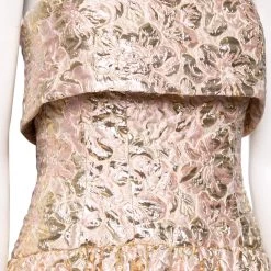 Oscar De La Renta Pink And Gold Brocade Strapless Asymmetrical Gown S For Women 11 Oscar De La Renta Pink And Gold Brocade Strapless Asymmetrical Gown S For Women -Oscar de la Renta Sales Shop luxury women oscar de la rentaslug used clothes p590225 007