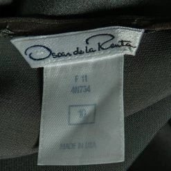 Oscar De La Renta Dark Green Satin Draped Top L For Women 12 Oscar De La Renta Dark Green Satin Draped Top L For Women -Oscar de la Renta Sales Shop luxury women oscar de la rentaslug used clothes p592769 003