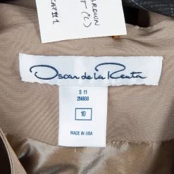 Oscar De La Renta Brown Silk Belted Overcoat L For Women 20 Oscar De La Renta Brown Silk Belted Overcoat L For Women -Oscar de la Renta Sales Shop luxury women oscar de la rentaslug used clothes p59647 0009