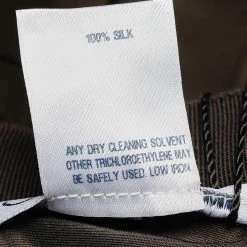 Oscar De La Renta Brown Silk Taffeta Pleated Detail Maxi Skirt L For Women -Oscar de la Renta Sales Shop luxury women oscar de la rentaslug used clothes p606396 007