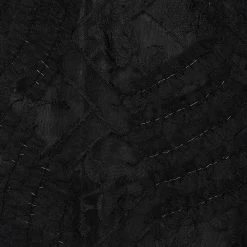 Oscar De La Renta Black Lace & Tulle Embellished Pencil Skirt S For Women -Oscar de la Renta Sales Shop luxury women oscar de la rentaslug used clothes p606860 002