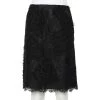 Oscar De La Renta Black Lace & Tulle Embellished Pencil Skirt S For Women 1 Oscar De La Renta Black Lace & Tulle Embellished Pencil Skirt S For Women -Oscar de la Renta Sales Shop luxury women oscar de la rentaslug used clothes p606860 005