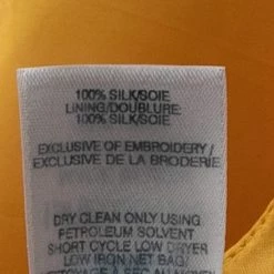 Oscar De La Renta Yellow Dip-Dyed Silk Taffeta Ruched Strapless Gown L For Women -Oscar de la Renta Sales Shop luxury women oscar de la rentaslug used clothes p617706 005