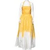 Oscar De La Renta Yellow Dip-Dyed Silk Taffeta Ruched Strapless Gown L For Women 2 Oscar De La Renta Yellow Dip-Dyed Silk Taffeta Ruched Strapless Gown L For Women -Oscar de la Renta Sales Shop luxury women oscar de la rentaslug used clothes p617706 009