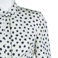 Oscar De La Renta Cream Silk Polka-Dotted Dress Coat M For Women 15 Oscar De La Renta Cream Silk Polka-Dotted Dress Coat M For Women -Oscar de la Renta Sales Shop luxury women oscar de la rentaslug used clothes p62460 004