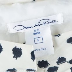 Oscar De La Renta Cream Silk Polka-Dotted Dress Coat M For Women 20 Oscar De La Renta Cream Silk Polka-Dotted Dress Coat M For Women -Oscar de la Renta Sales Shop luxury women oscar de la rentaslug used clothes p62460 009