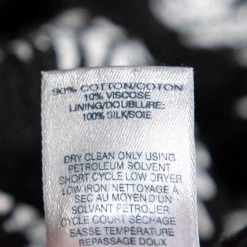 Oscar De La Renta Black Printed Cotton Dress L For Women -Oscar de la Renta Sales Shop luxury women oscar de la rentaslug used clothes p638516 001