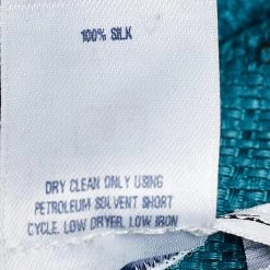 Oscar De La Renta Teal Blue Basket Weave Cocktail Dress M For Women -Oscar de la Renta Sales Shop luxury women oscar de la rentaslug used clothes p670580 002