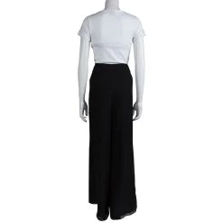 Oscar De La Renta Black Silk Palazzo Pants XL For Women -Oscar de la Renta Sales Shop luxury women oscar de la rentaslug used clothes p79866 003