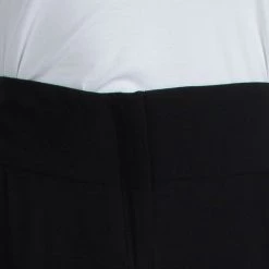 Oscar De La Renta Black Silk Palazzo Pants XL For Women -Oscar de la Renta Sales Shop luxury women oscar de la rentaslug used clothes p79866 004