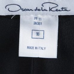 Oscar De La Renta Black Silk Palazzo Pants XL For Women -Oscar de la Renta Sales Shop luxury women oscar de la rentaslug used clothes p79866 005