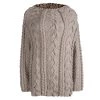 Oscar De La Renta Beige Cashmere Knitted Sweater S For Women