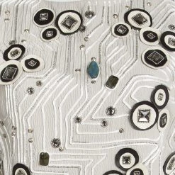 Oscar De La Renta Grey Embellished Sleeveless Fitted Dress S For Women -Oscar de la Renta Sales Shop luxury women oscar de la rentaslug used clothes p97932 0004