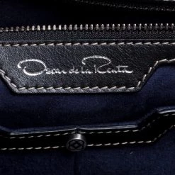 Oscar De La Renta White/Cream Leather Top Handle Bag For Women -Oscar de la Renta Sales Shop luxury women oscar de la rentaslug used handbags p148671 0008