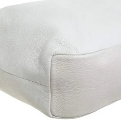 Oscar De La Renta Off White Leather Zipped Hobo For Women -Oscar de la Renta Sales Shop luxury women oscar de la rentaslug used handbags p389969 010