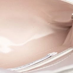 Oscar De La Renta White Satin Beaded Clutch For Women -Oscar de la Renta Sales Shop luxury women oscar de la rentaslug used handbags p575545 007