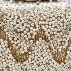 Oscar De La Renta White Satin Embellished Crown Goa Clutch For Women 17 Oscar De La Renta White Satin Embellished Crown Goa Clutch For Women -Oscar de la Renta Sales Shop luxury women oscar de la rentaslug used handbags p582837 008