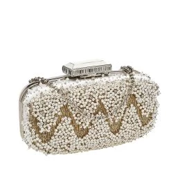 Oscar De La Renta White Satin Embellished Crown Goa Clutch For Women 15 Oscar De La Renta White Satin Embellished Crown Goa Clutch For Women -Oscar de la Renta Sales Shop luxury women oscar de la rentaslug used handbags p582837 010