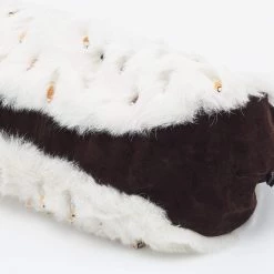 Oscar De La Renta White/Brown Fur And Suede Embellished Satchel For Women -Oscar de la Renta Sales Shop luxury women oscar de la rentaslug used handbags p669732 003