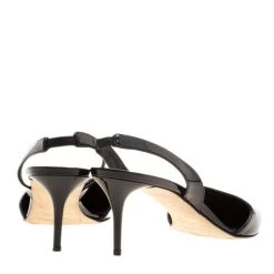 Oscar De La Renta Black Patent Leather Samie Slingback Sandals Size 39 For Women -Oscar de la Renta Sales Shop luxury women oscar de la rentaslug used shoes p125072 005