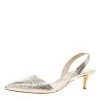 Oscar De La Renta Metallic Silver Crackled Leather Samie Slingback Sandals Size 40.5 For Women 1 Oscar De La Renta Metallic Silver Crackled Leather Samie Slingback Sandals Size 40.5 For Women -Oscar de la Renta Sales Shop luxury women oscar de la rentaslug used shoes p136722 0001