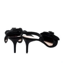 Oscar De La Renta Black Glitter Fabric Samie Bow Slingback Sandals Size 40 For Women 15 Oscar De La Renta Black Glitter Fabric Samie Bow Slingback Sandals Size 40 For Women -Oscar de la Renta Sales Shop luxury women oscar de la rentaslug used shoes p208899 007