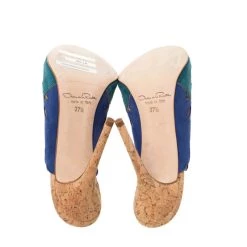 Oscar De La Renta Tricolor Suede Floral Cut Out Sandals Size 37.5 For Women 15 Oscar De La Renta Tricolor Suede Floral Cut Out Sandals Size 37.5 For Women -Oscar de la Renta Sales Shop luxury women oscar de la rentaslug used shoes p217891 001