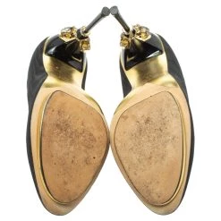 Oscar De La Renta Black Satin Colette Round Toe Pumps Size 38 For Women -Oscar de la Renta Sales Shop luxury women oscar de la rentaslug used shoes p338503 002